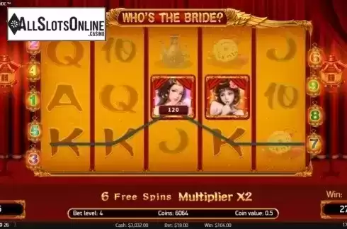 Free Spins 3. Who's the Bride from NetEnt