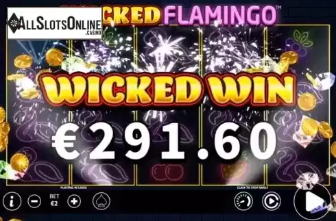 Big Win. Wicked Flamingo from Skywind Group