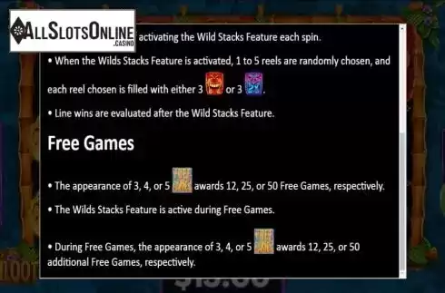 Free Games feature screen