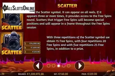 Scatter screen