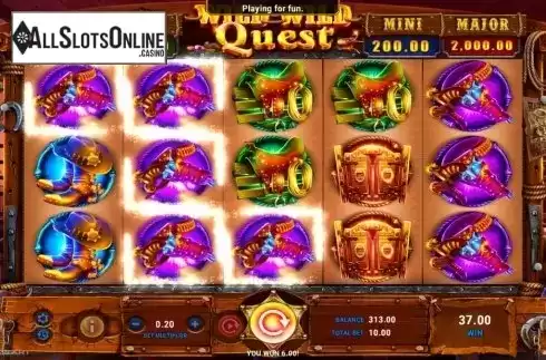 Win Screen 3. Wild Wild Quest from GameArt