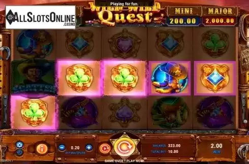 Win Screen 4. Wild Wild Quest from GameArt