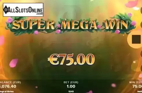 Super Mega Win. Wings of Riches from NetEnt