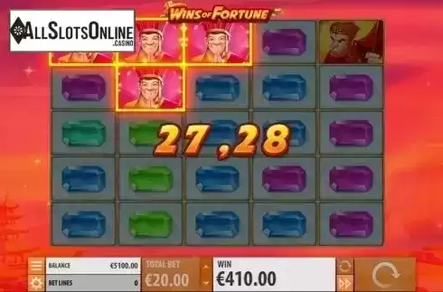 Screen 6. Wins of Fortune from Quickspin