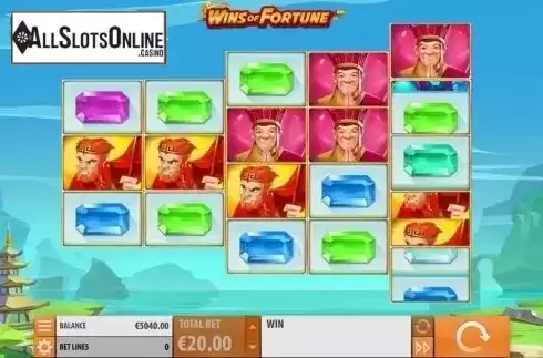 Screen 1. Wins of Fortune from Quickspin
