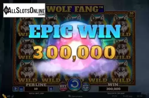 Epic win screen