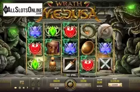 Free Spins 2. Wrath of Medusa from Rival Gaming