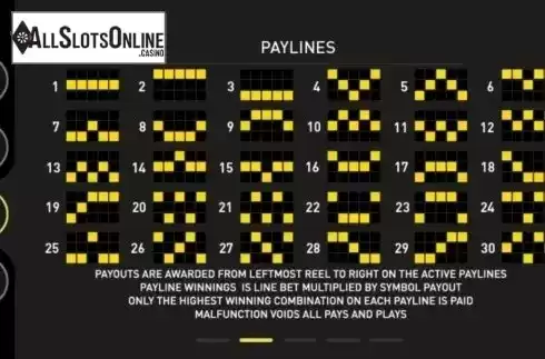 Paylines. Zodiac (GamePlay) from GamePlay