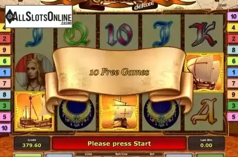Free Spins. Columbus deluxe from Greentube