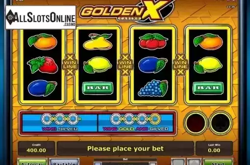 Reels. GOLDEN X casino from Greentube
