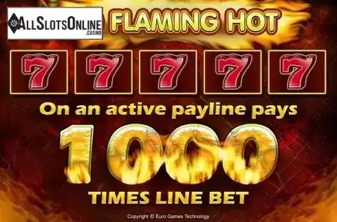 Info. 100 Flaming Hot from EGT
