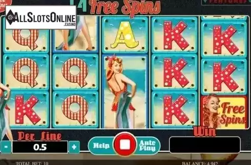 Free Spins 2. 4 Lucky Pin-ups from Spinomenal