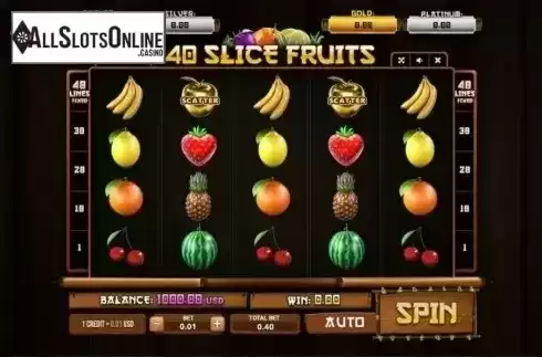 Reel Screen. 40 Slice Fruits from Betsense