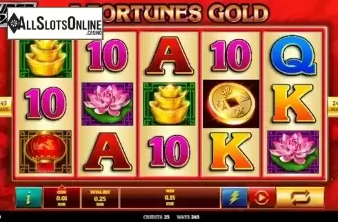 Win Screen 2. 5 Fortunes Gold from Givme Games