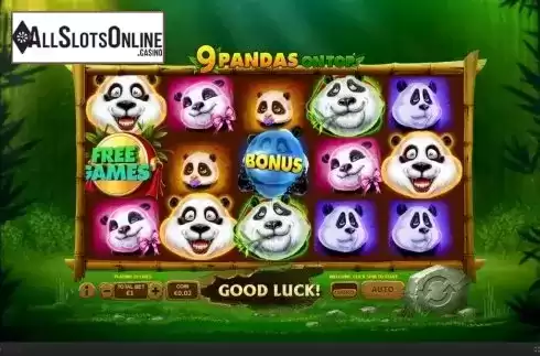 Reel Screen. 9 Pandas On Top from Skywind Group