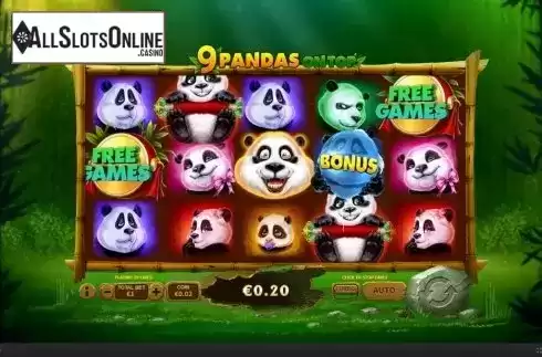 Win Screen 2. 9 Pandas On Top from Skywind Group