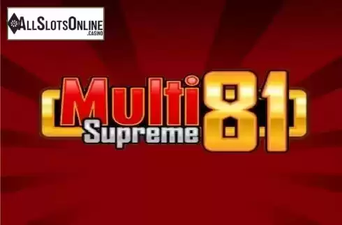 Multi Supreme 81. Multi Supreme 81 from Merkur