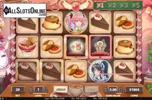 Win Screen 3. Magic Maid Cafe from NetEnt