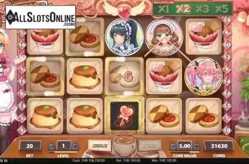 Win Screen 4. Magic Maid Cafe from NetEnt