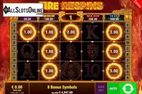 Respins Game screen 2