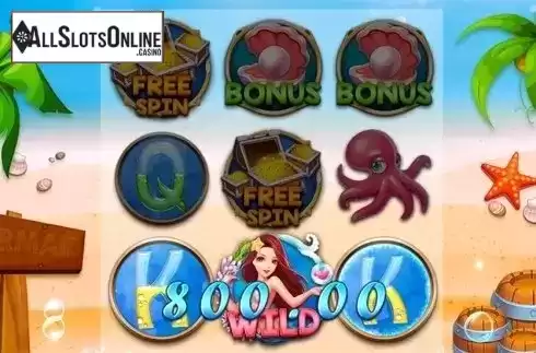 Game workflow 2. Mermaid Treasure from Triple Profits Games