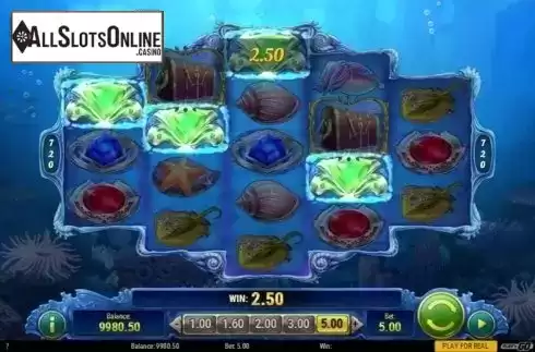 Win screen 2. Mermaid's Diamond from Play'n Go