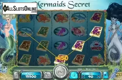 Game workflow . Mermaids Secrets from X Card
