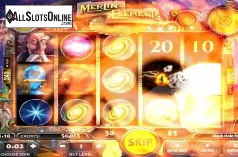 Free Spins 3. Merlin's Elements from Nucleus Gaming