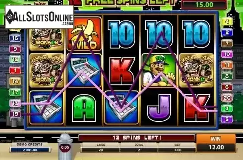 Screen 5. Money Mad Monkey from Microgaming