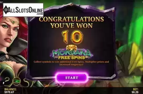Free Spins 1. Morgana Megaways from iSoftBet