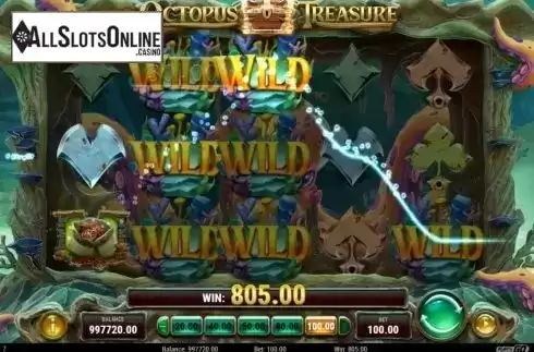 Win Screen 2. Octopus Treasure from Play'n Go