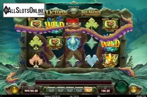 Feature Screen. Octopus Treasure from Play'n Go