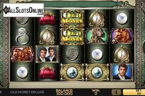 Reels screen. Old Money Deluxe from High 5 Games