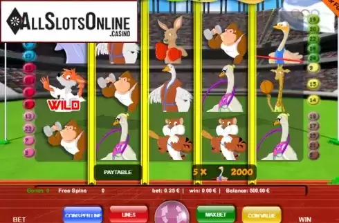 Screen2. Olympic Animals  from Portomaso Gaming
