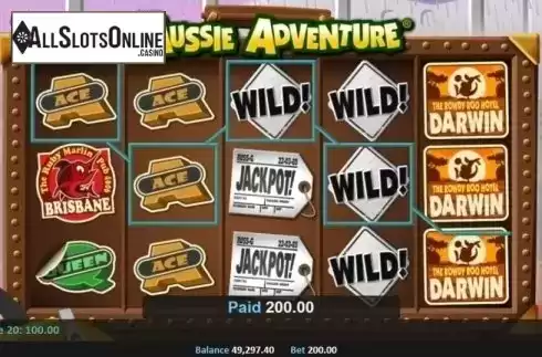 Win Screen 1. Aussie Adventure from Realistic