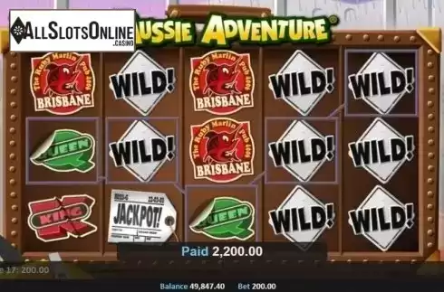Win Screen 2. Aussie Adventure from Realistic