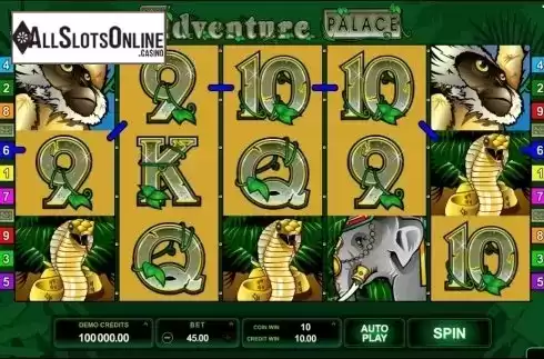 Screen5. Adventure Palace from Microgaming