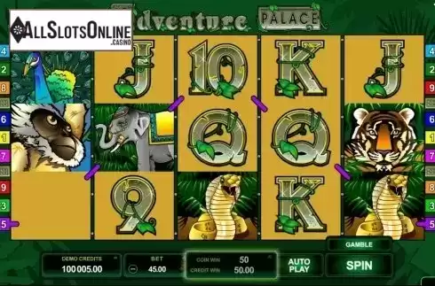 Screen6. Adventure Palace from Microgaming