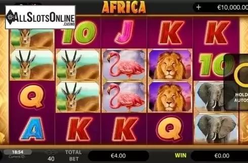 Game Workflow screen . Africa (bwin.party) from Bwin.Party