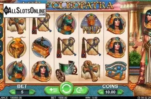 Reel screen. Age of Cleopatra from 7mojos