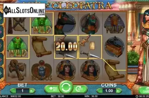 Win screen 3. Age of Cleopatra from 7mojos