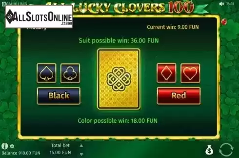 Gamble. All Lucky Clovers from BGAMING