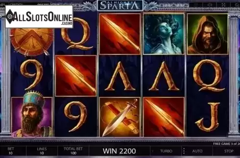 Free Spins 2. Almighty Sparta from Endorphina