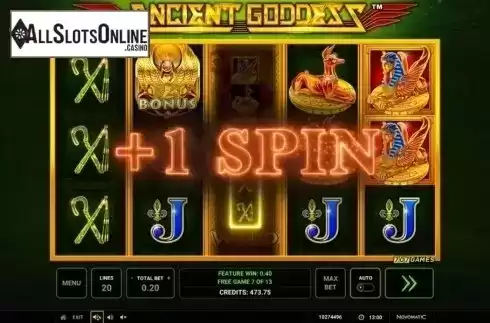 Free Spins 3. Ancient Goddess from Greentube