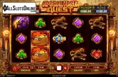 Win Screen 1. Apocalypse Quest from GameArt