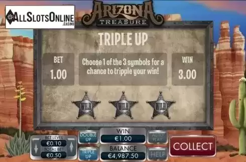 Triple game. Arizona Treasure from Genesis