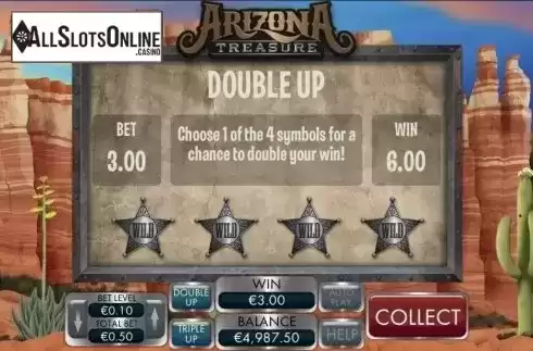 Double game. Arizona Treasure from Genesis