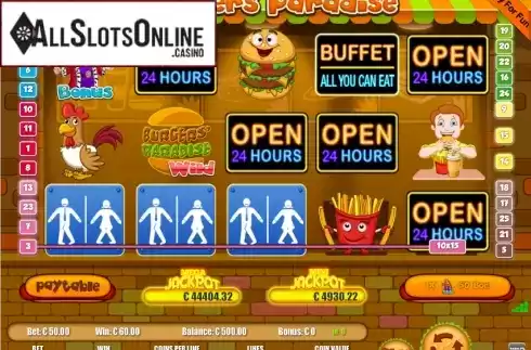 Screen3. Burgers Paradise from Portomaso Gaming
