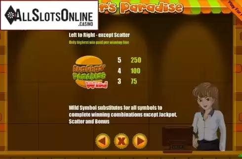 Screen5. Burgers Paradise from Portomaso Gaming