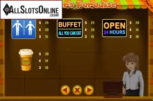 Screen8. Burgers Paradise from Portomaso Gaming